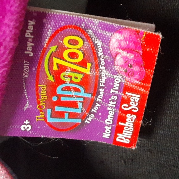 Flip A Zoo Danica Dolphin/Plushes Seal Reversible Plush, Great Condition - Picture 4 of 4